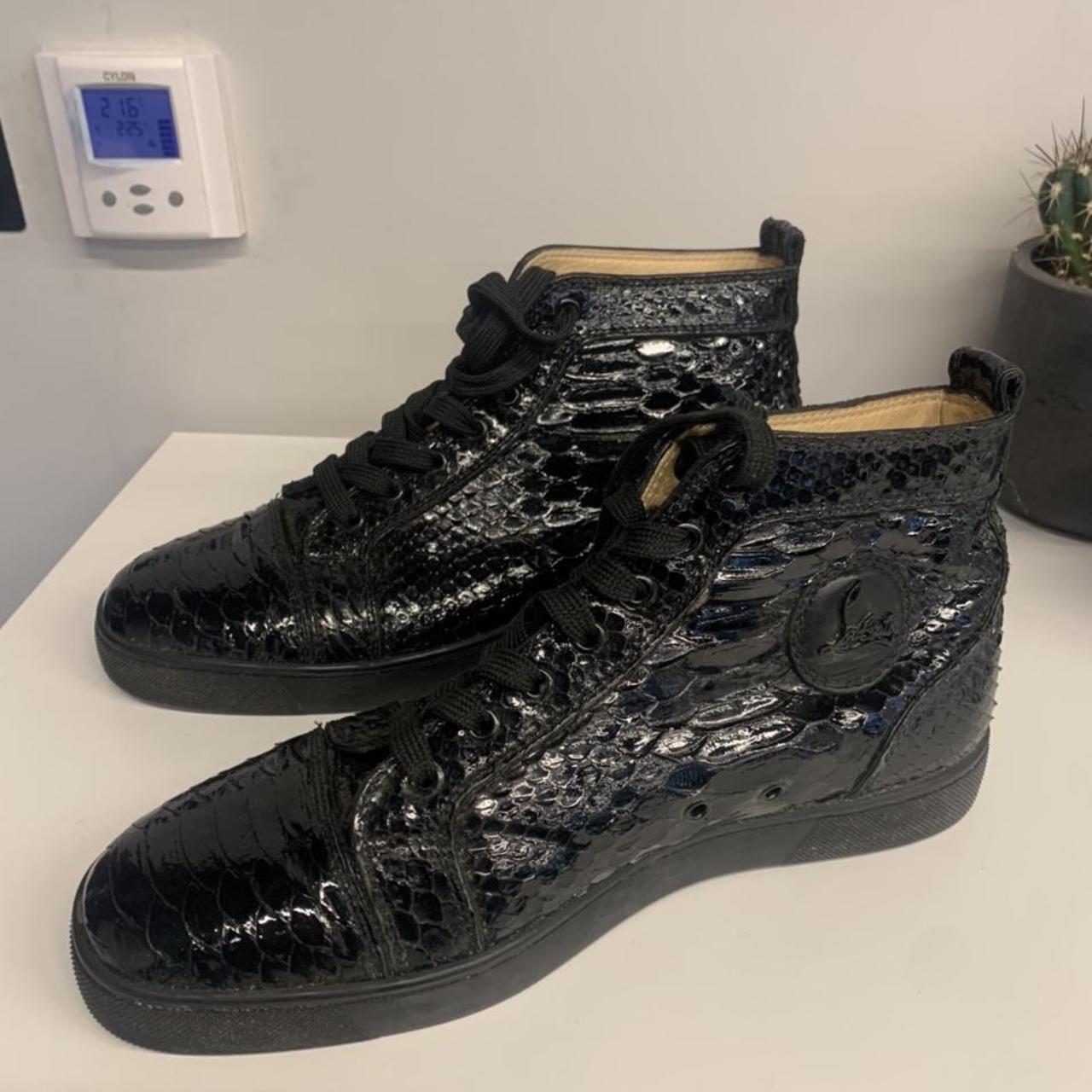 Louboutin mens snakeskin best sale