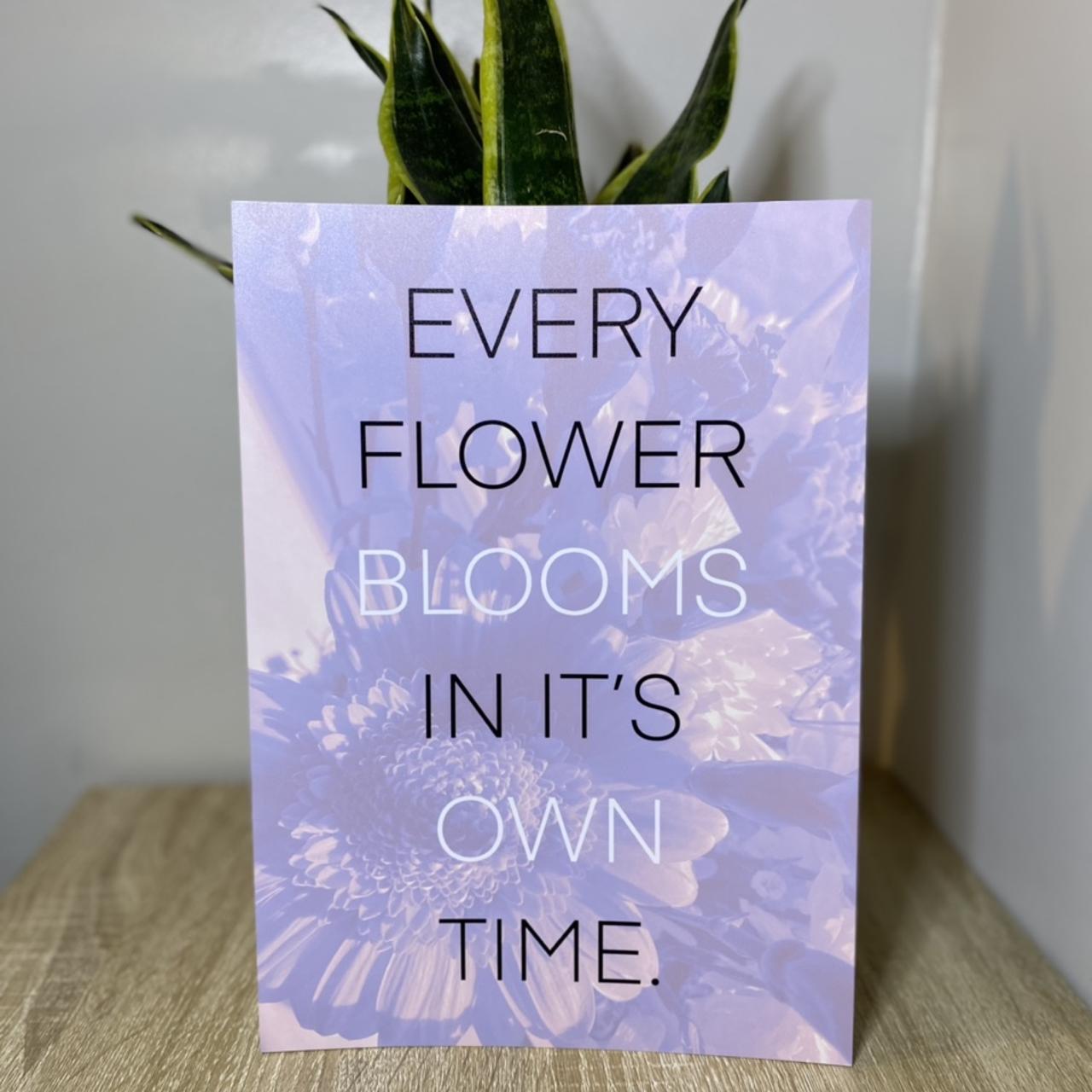 Every Flower Blooms in it's Own Time – InHouse Publishing Bookstore