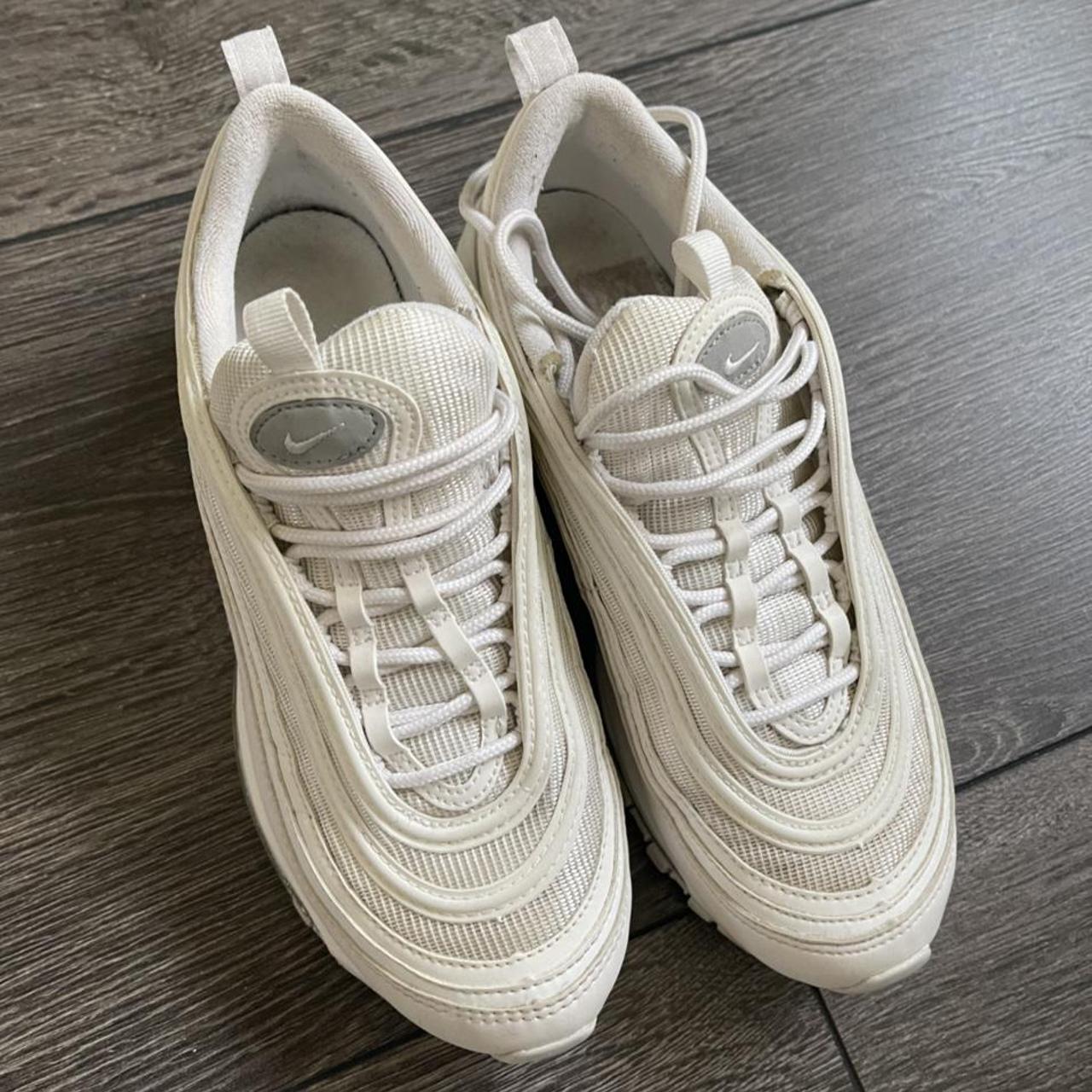 triple white nike air max 97