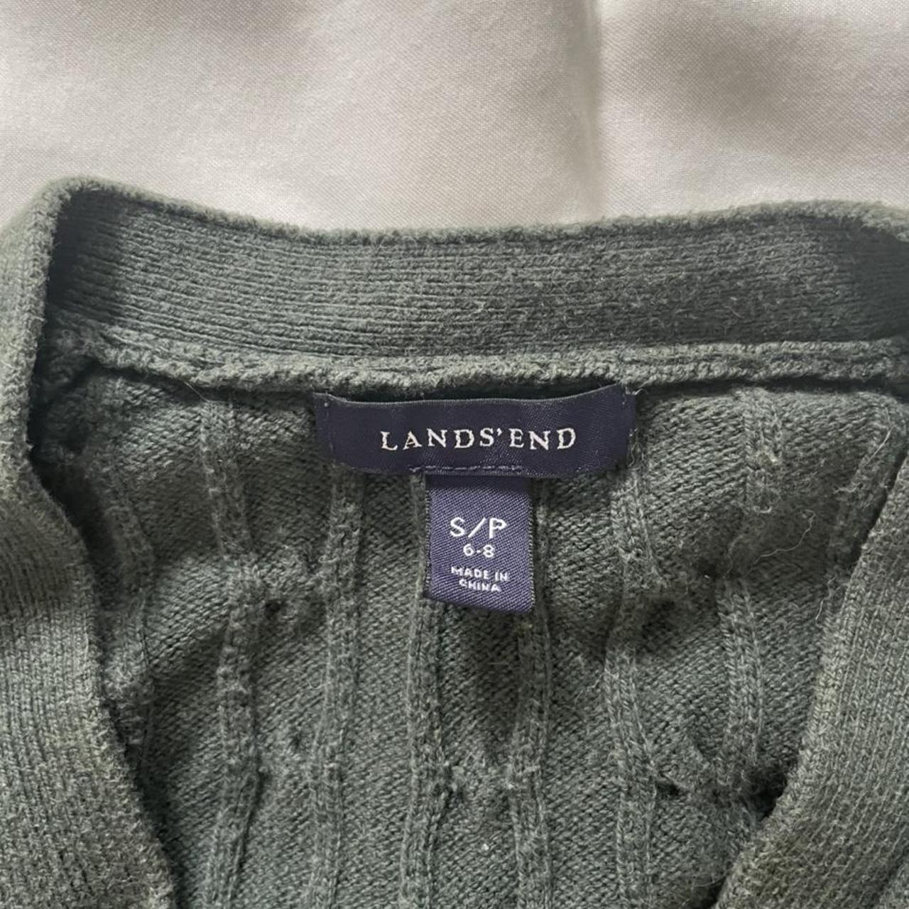 Cozy landsend forest green wool cardigan! I thought... - Depop