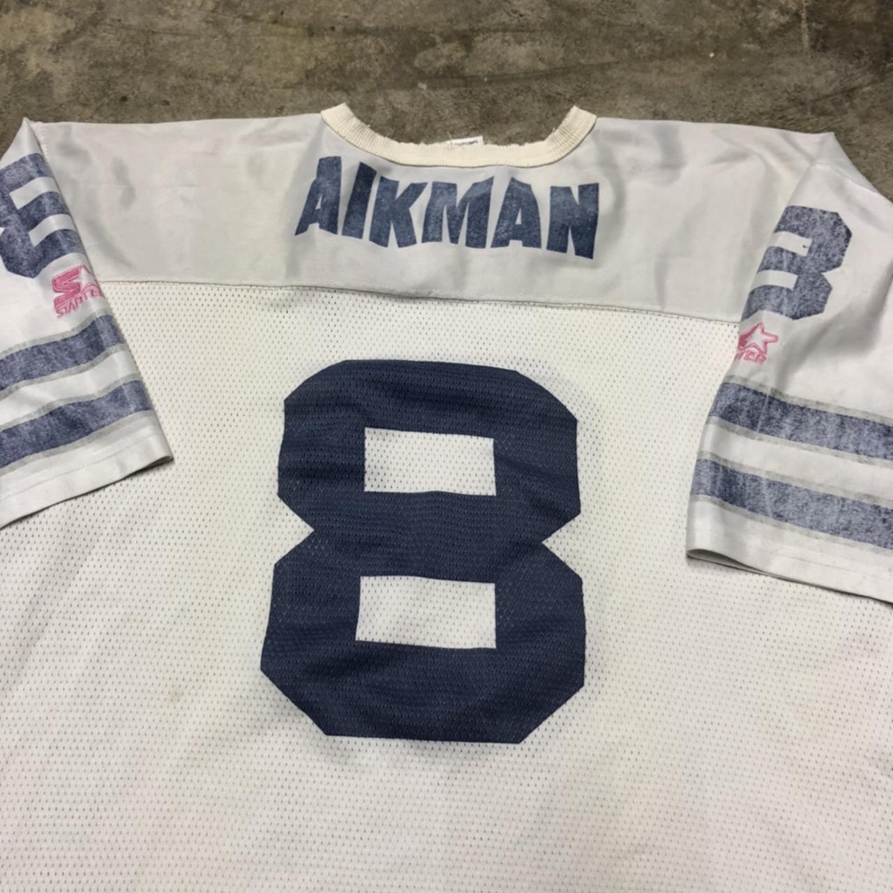 Dallas Cowboys Troy Aikman Jersey Starter Size L - Depop