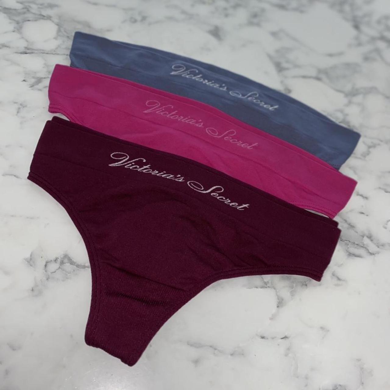 3 Ladies authentic Victoria's secret thongs Size - Depop