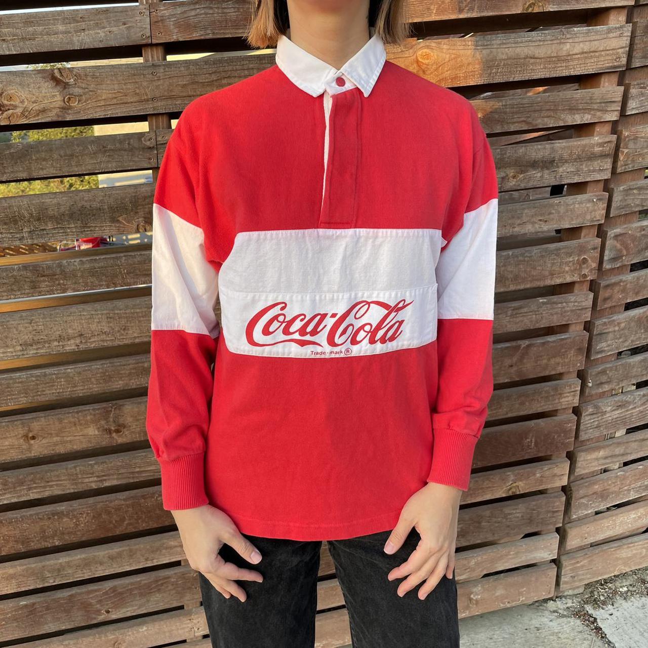 Coca Cola Vintage Longsleeve Polo orders size small