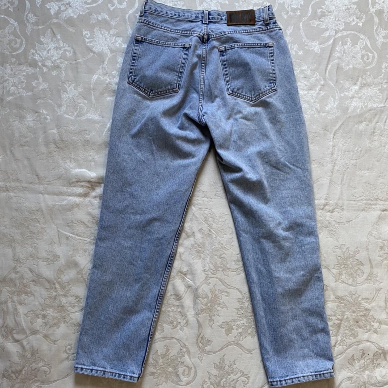 Vintage light wash DKNY jeans. Made in the USA.... Depop