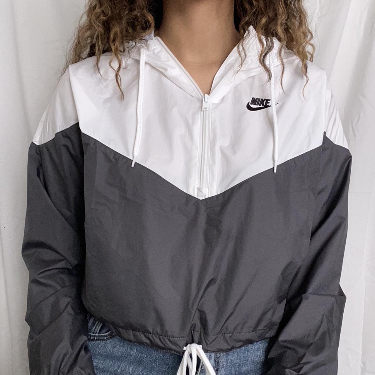 mens nike grey windbreaker