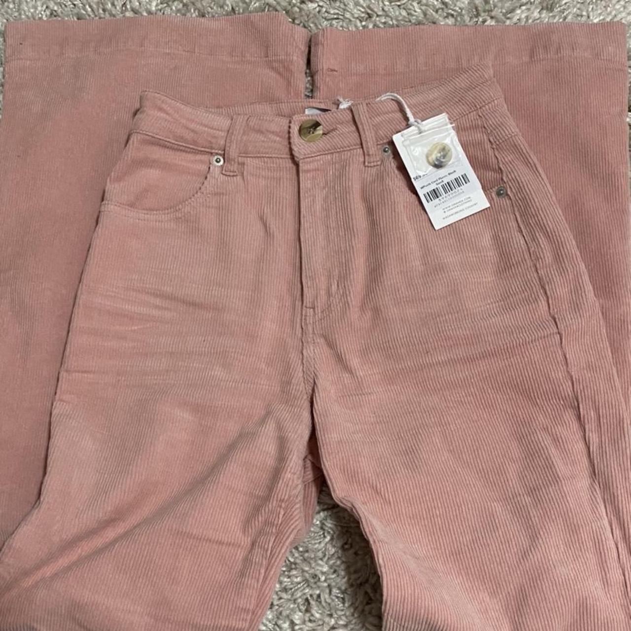 Ghanda pink corduroy jeans Size aus 8, us 4 Brand... Depop