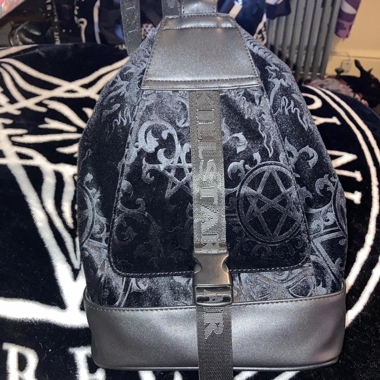 Killstar velvet backpack Brand new without tags - Depop