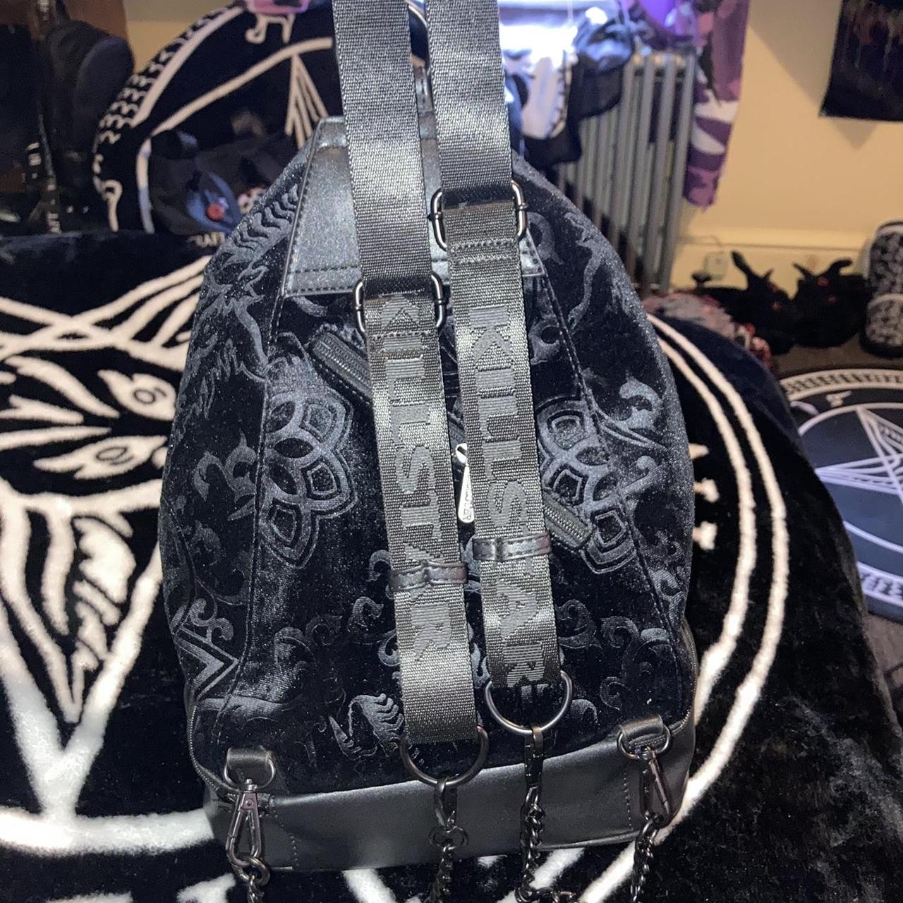 Killstar velvet backpack Brand new without tags - Depop