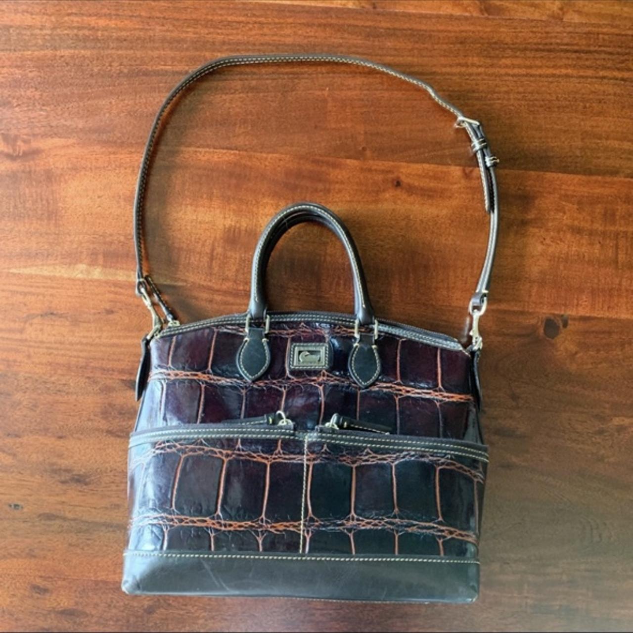 Dooney Bourke Dillen Double Pocket Satchel A Depop