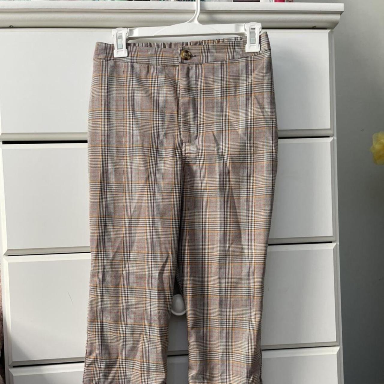 Plaid pants from wild fable. They fit similar to mom... - Depop