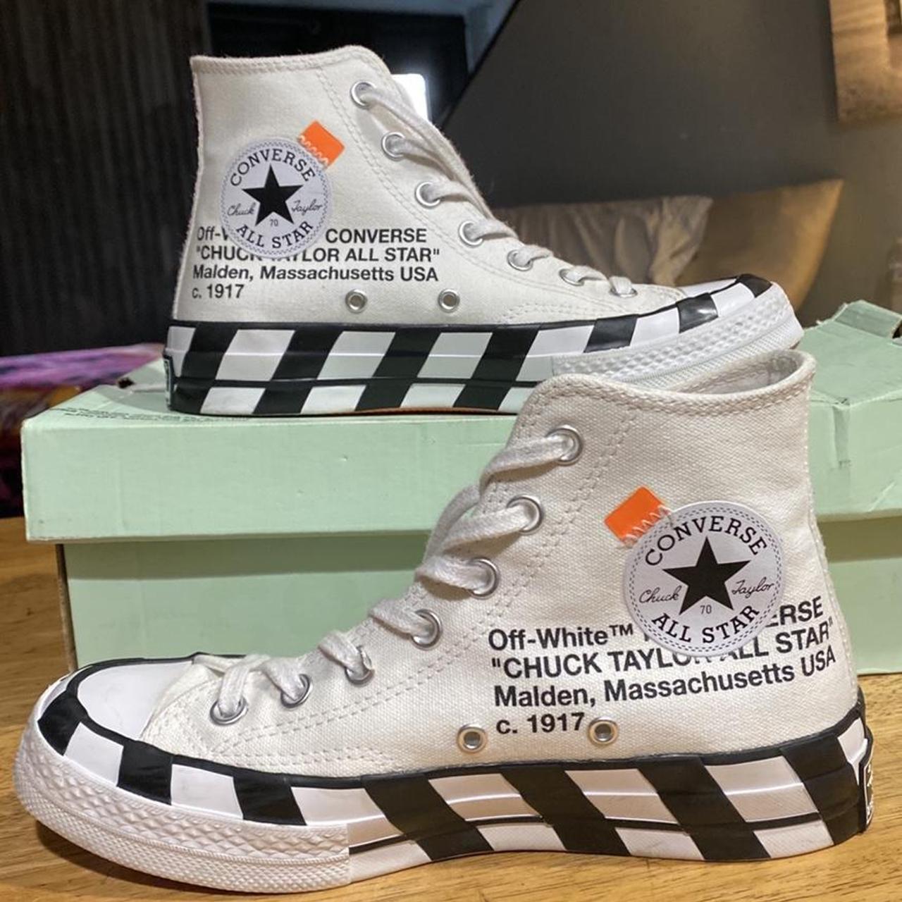 Converse x Off-White Chuck Taylor All Star High... - Depop