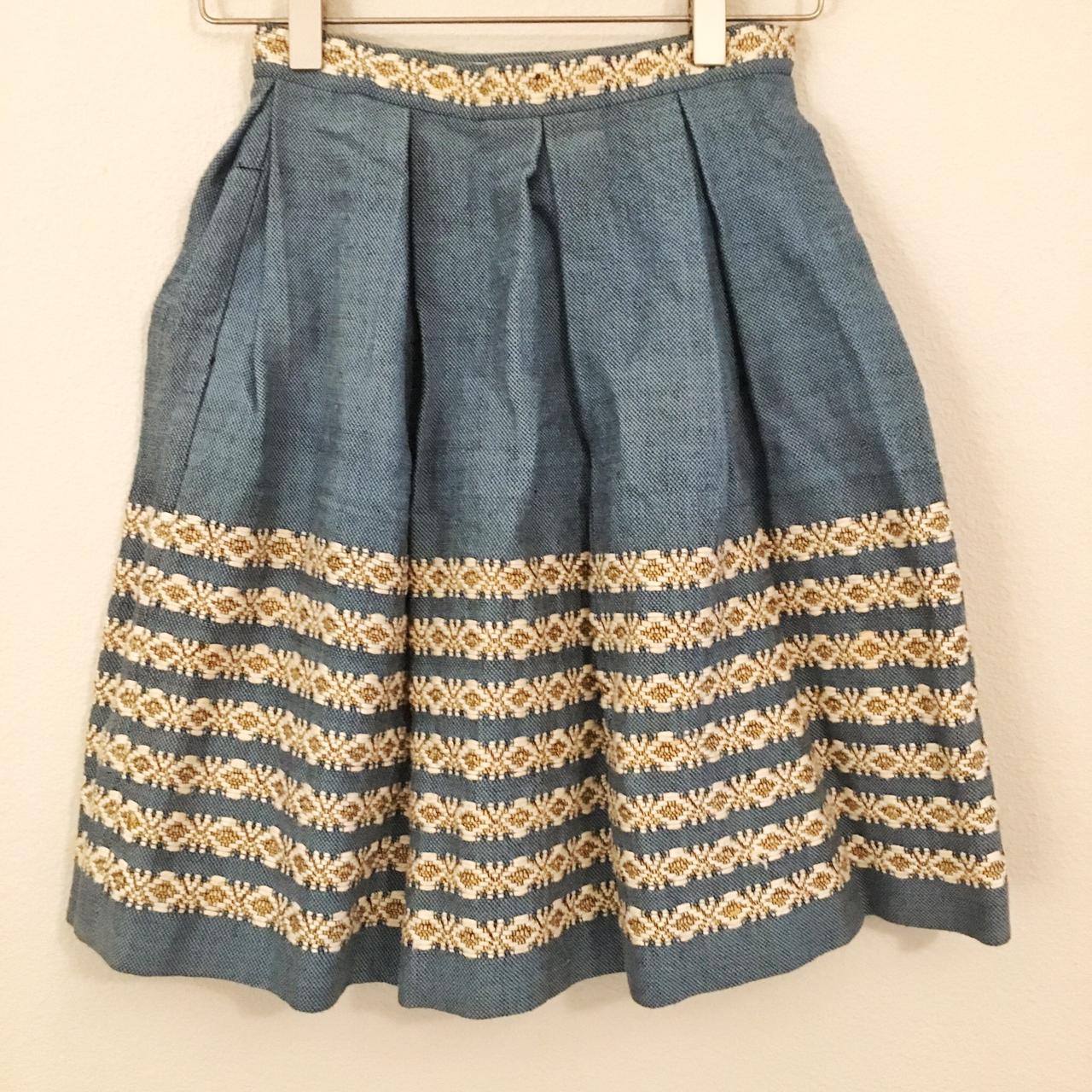 Vintage Hand Woven Petite Skirt from Athens 🕊 The... - Depop