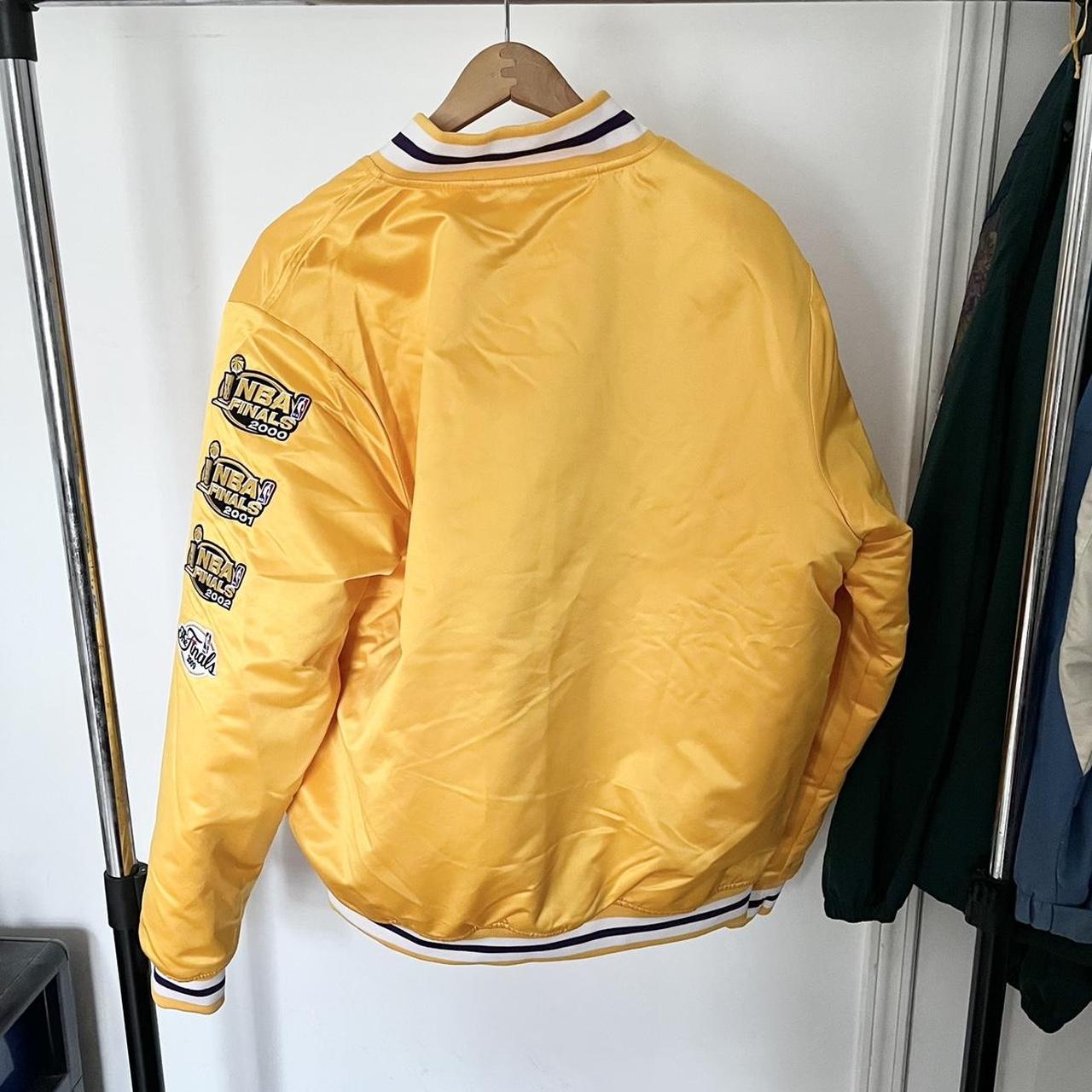 Champion lakers bomber jacket , it is displayed as - Depop