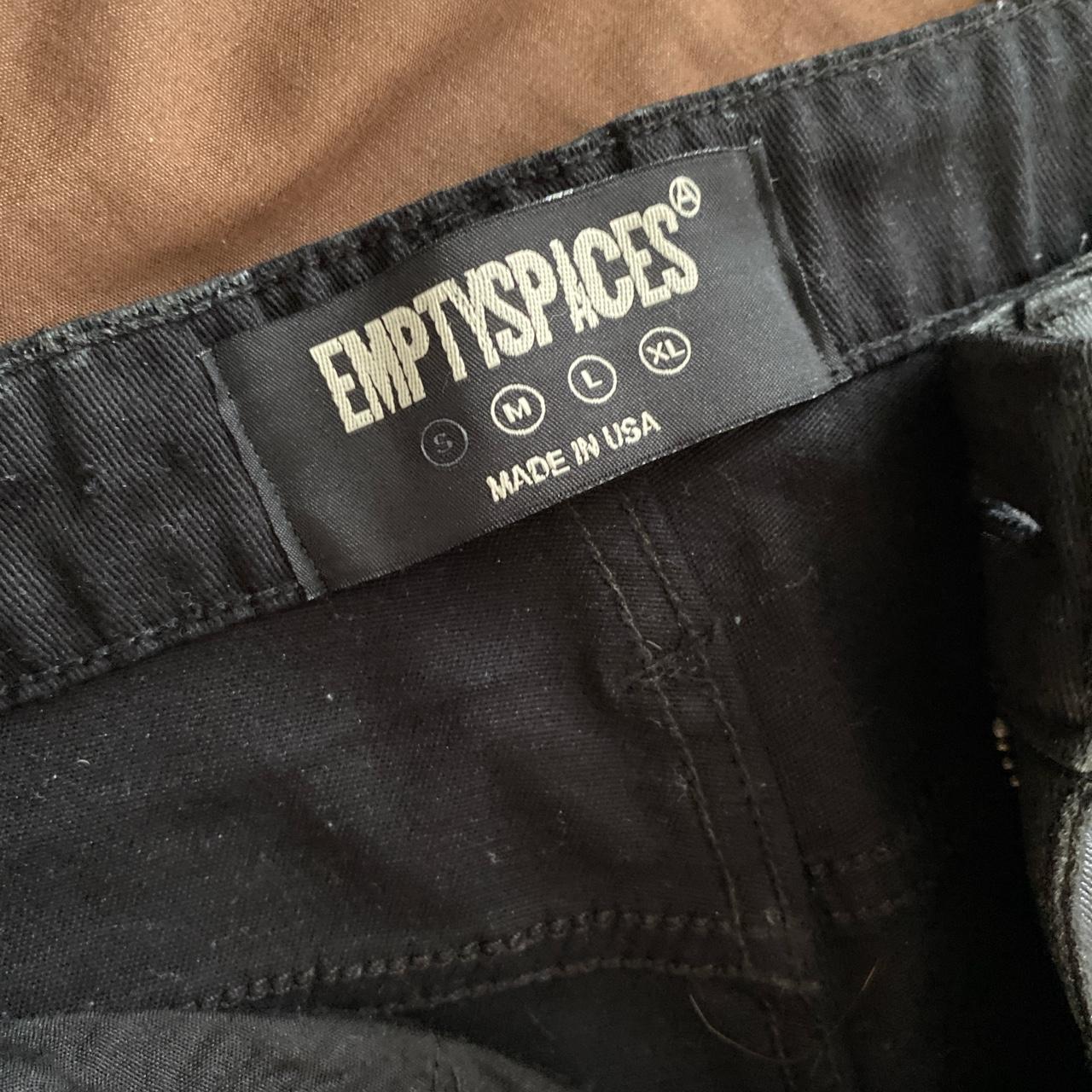 empty spaces waxed stacked denim size s high quality... - Depop