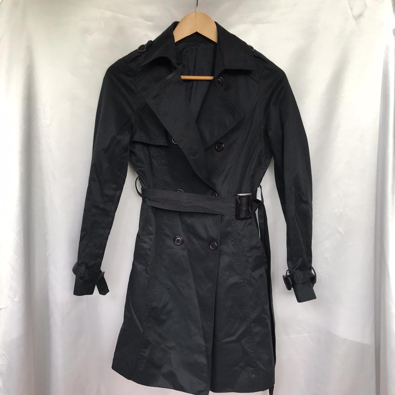 Black woman coat jacket 🧥 purchased in Korea. Size... - Depop