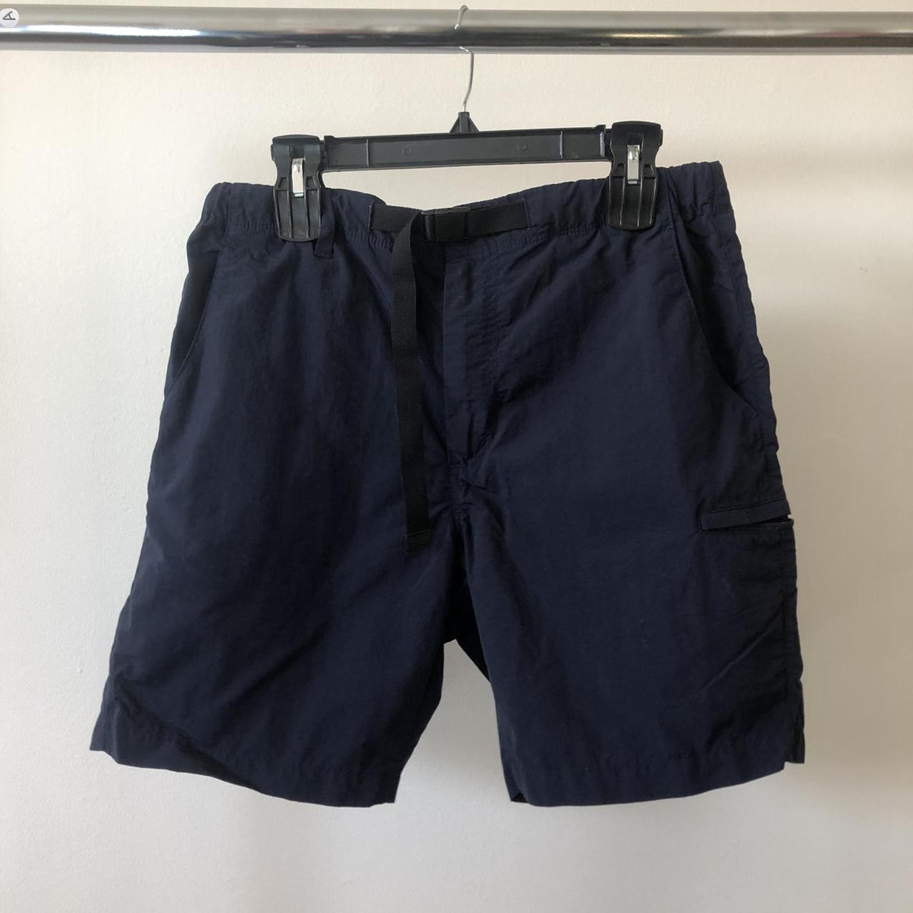 UNIQLO Men's Navy Shorts | Depop