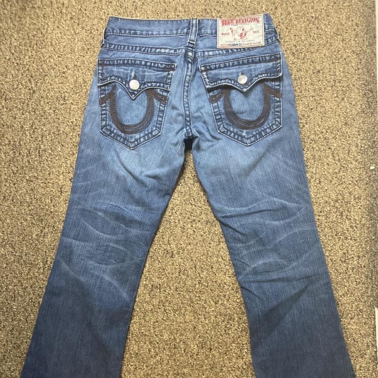 レア True Religion Billy 32インチ True Religion Jeans 👖 Rainbow Billy 32W | Depop