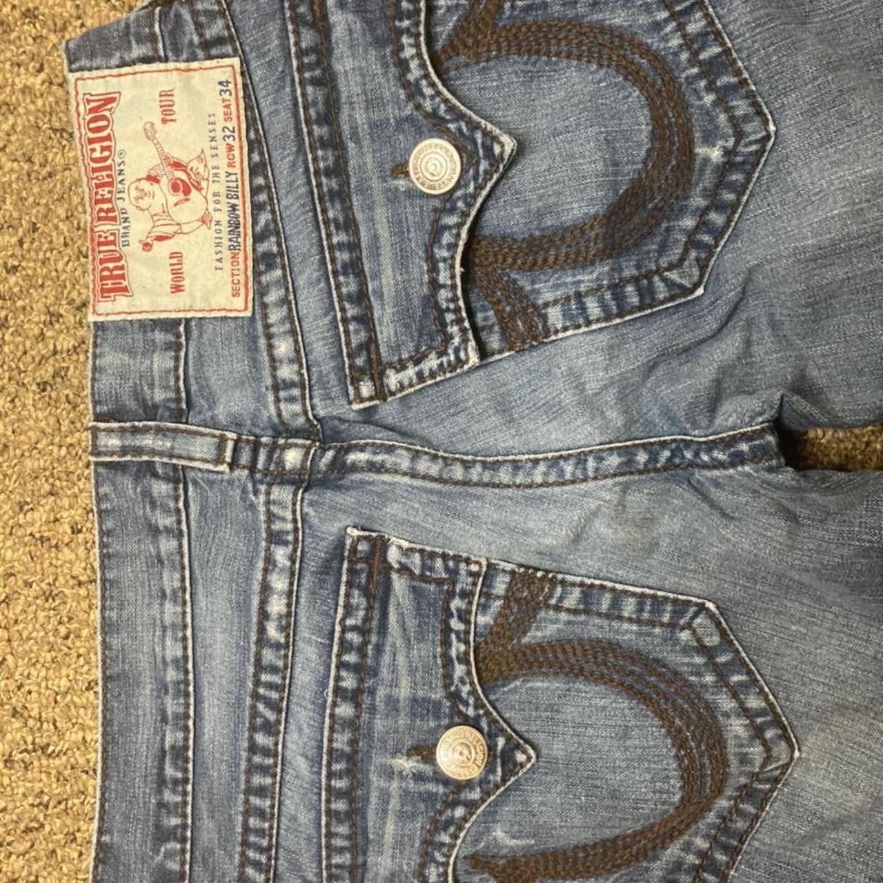 True Religion Jeans 👖 Rainbow Billy 32W | Depop