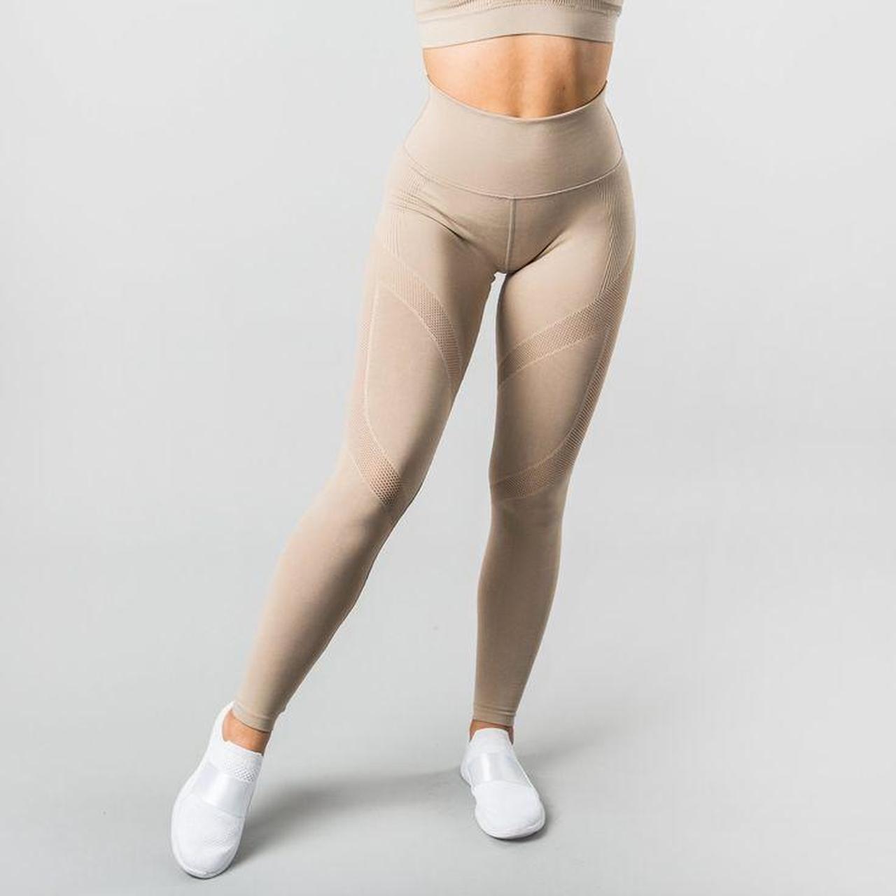 ALPHALETE Aero Leggings in Tan PRICE INCLUDES... Depop