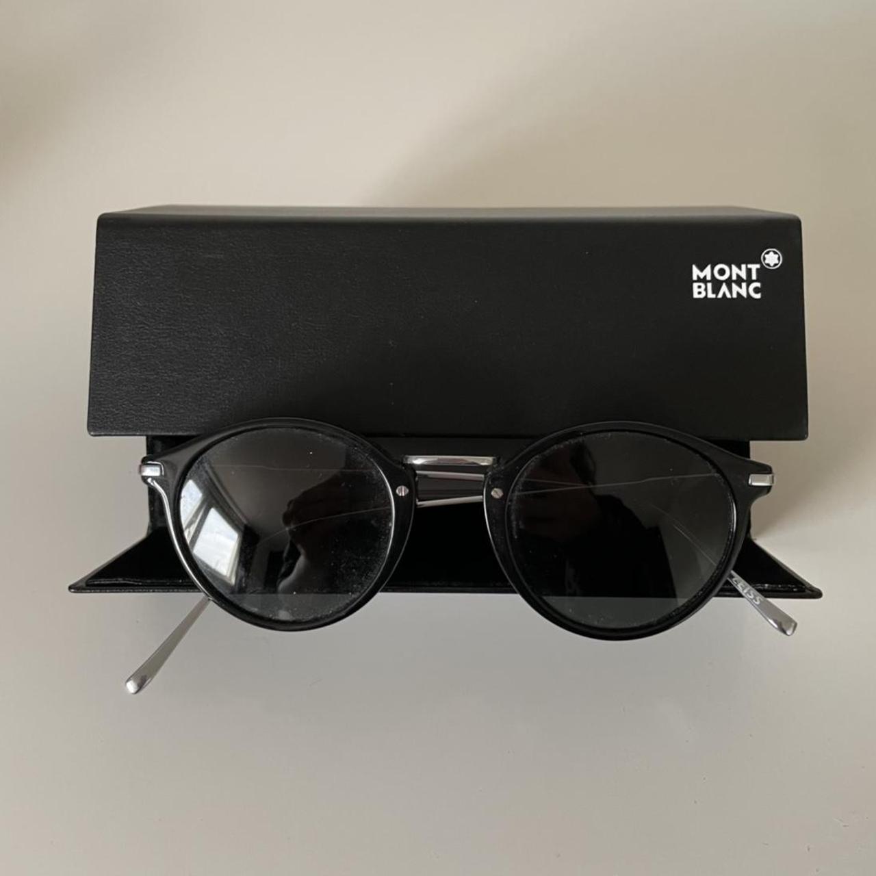 Montblanc sunglasses Gently used With original... Depop