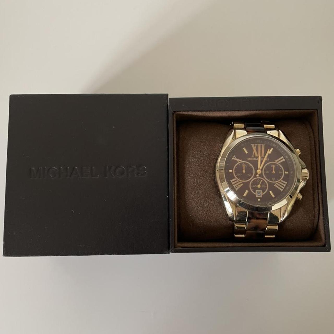 Michael kors tortoiseshell watch online