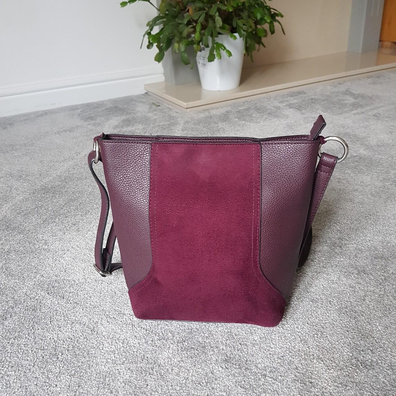 Burgundy bag best sale new look