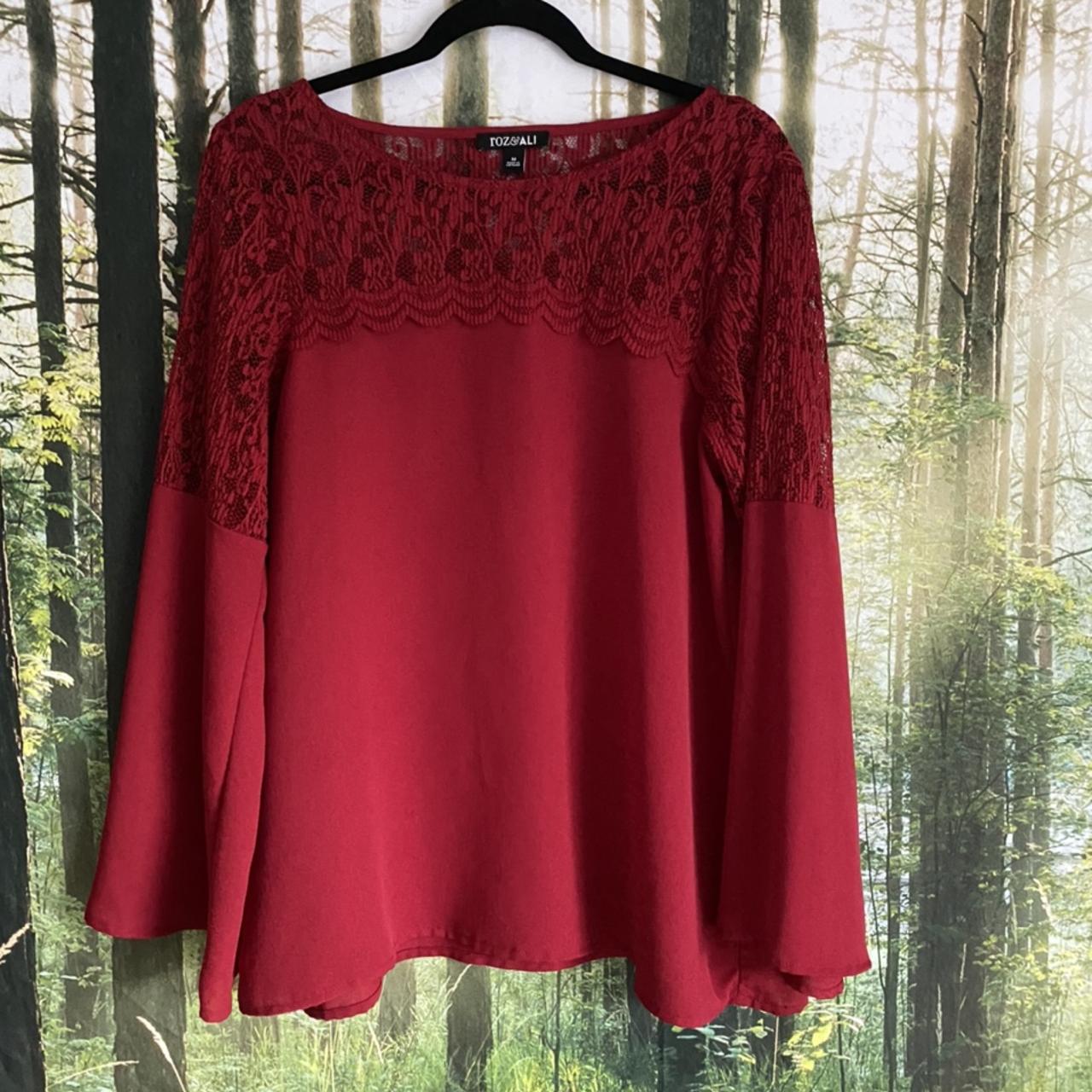 Women's Red Blouse