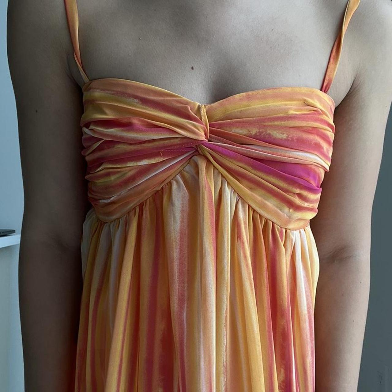 INC International Concepts Women's Yellow and Orange Dress (3)