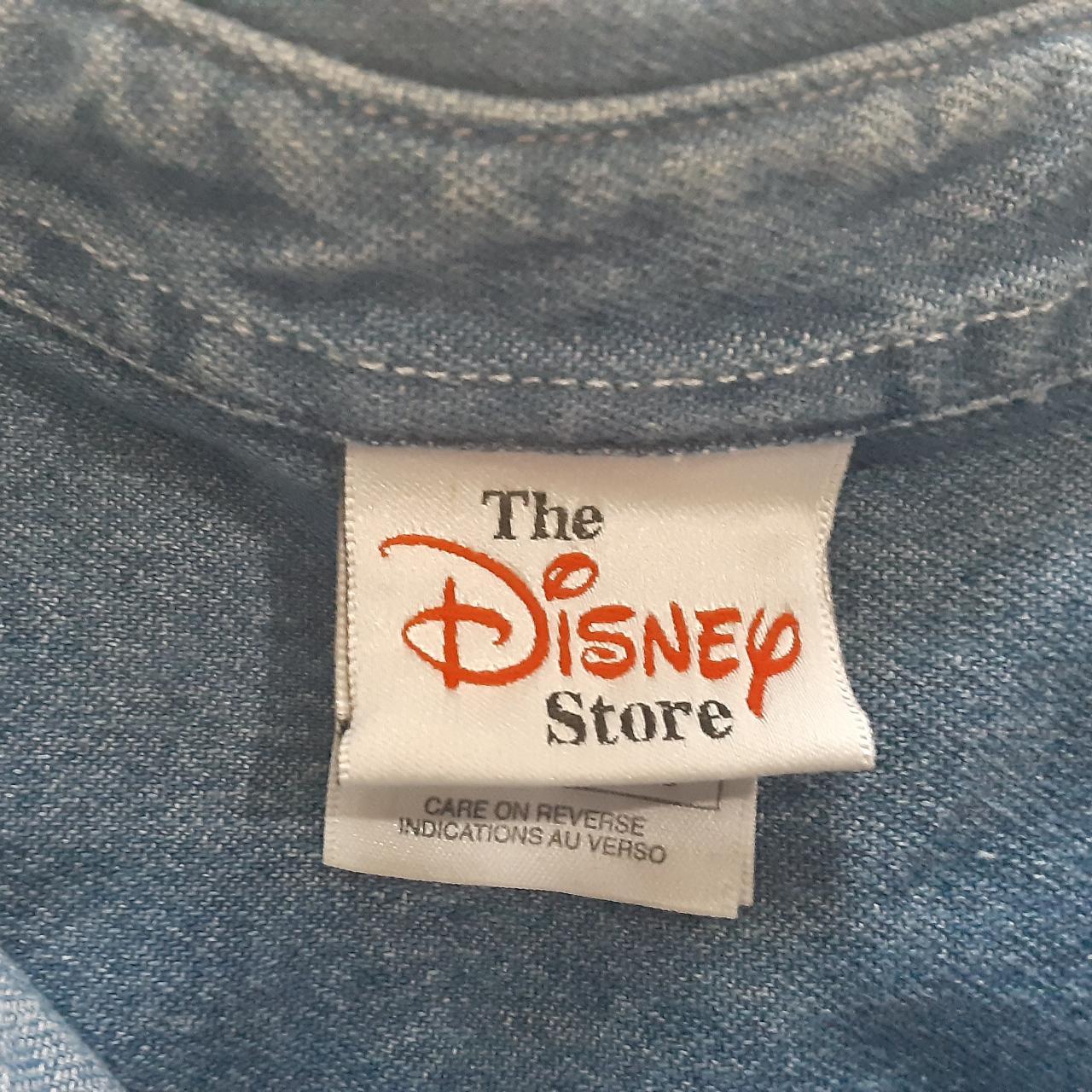 The Disney Store Denim Long Sleeve Shirt. Vintage... - Depop