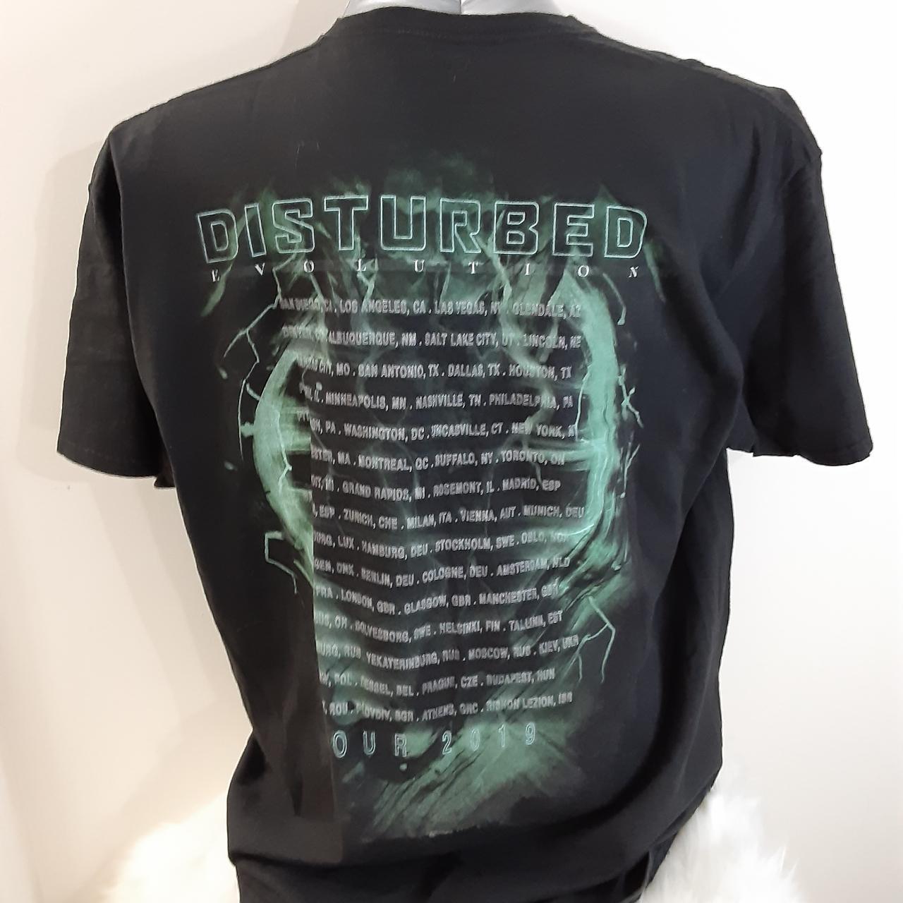 Disturbed Band TShirt, Evolving Creature Tour Dates... Depop