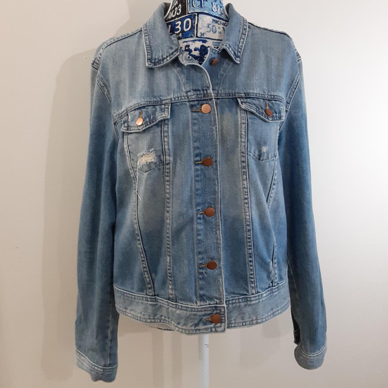 Gap 1969 Denim Jacket Blue Jean Jacket Women's Size... - Depop