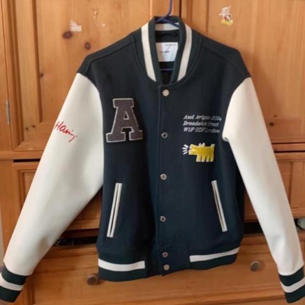 Axel Arigato Keith Haring Mens Varsity Jacket Worn Depop