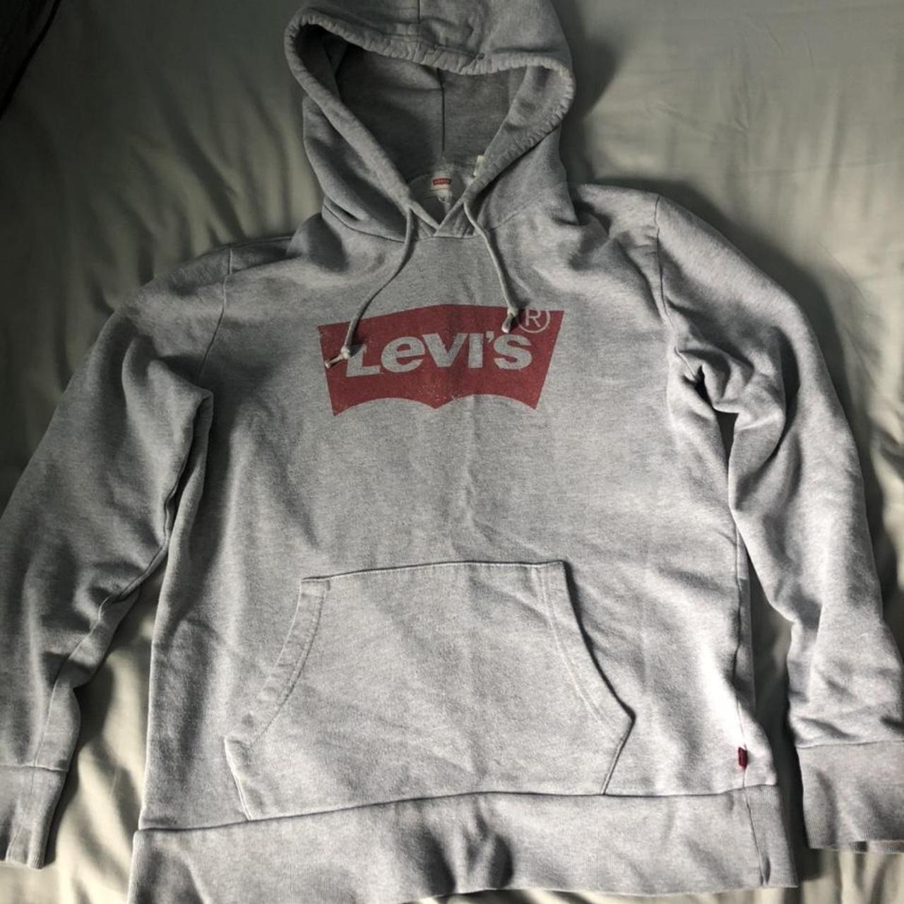 Levis clearance gray hoodie