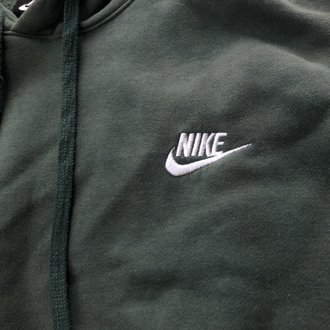 Green Nike hoodie Size: medium Condition:... - Depop