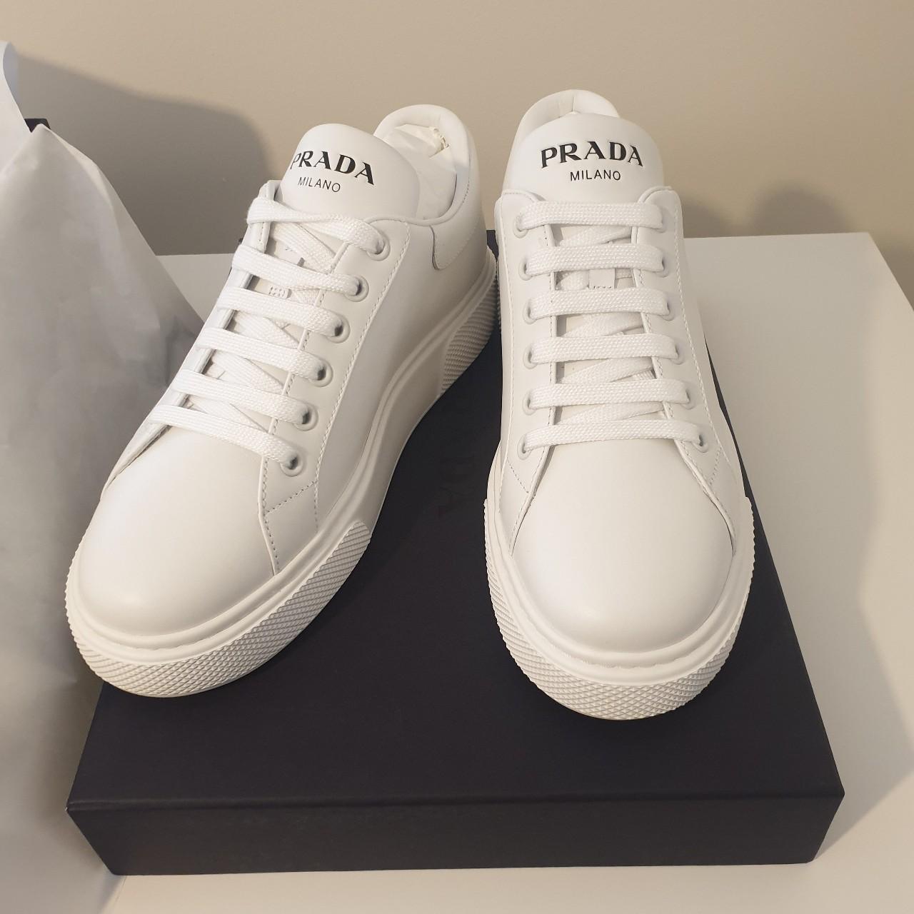 prada studded strap sneakers