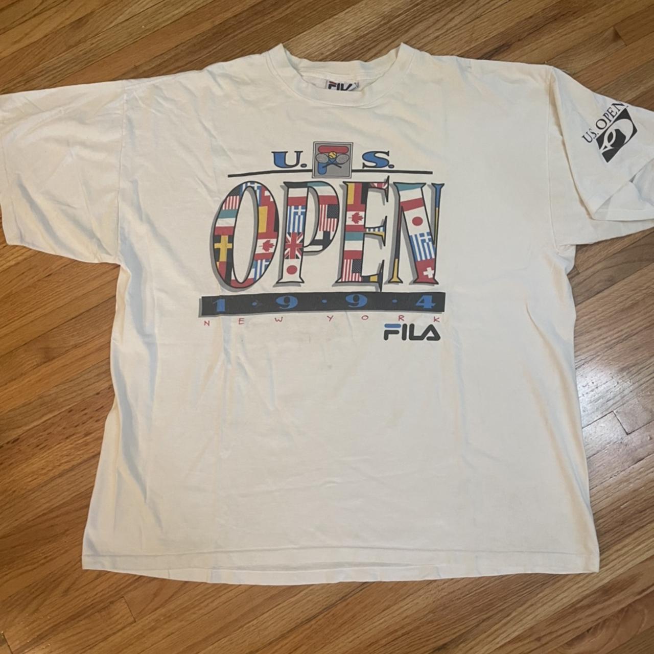 Vintage 1994 U.S. Open New York Fila | Depop