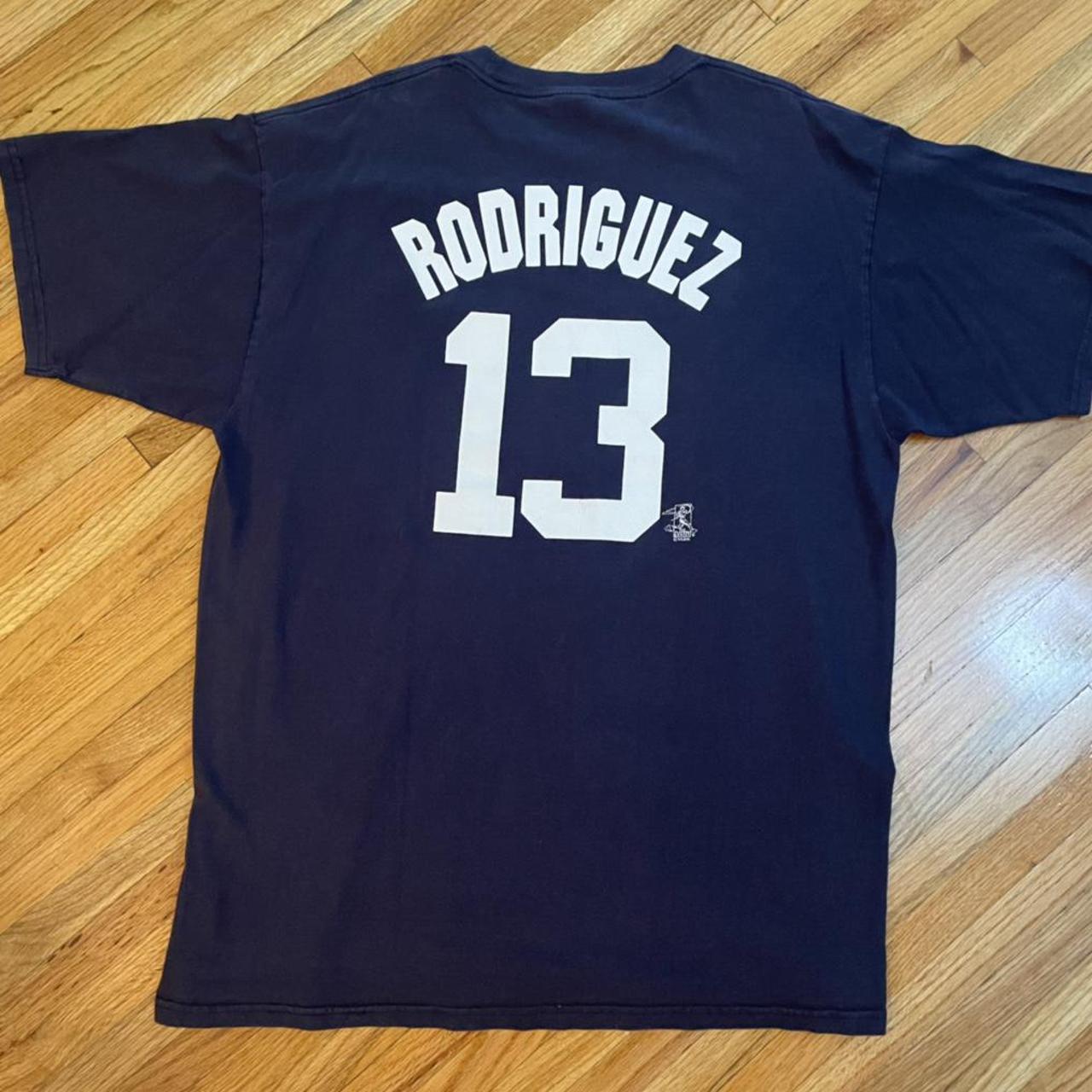 Vintage 2001 Yankees New York Alex Rodríguez - Depop