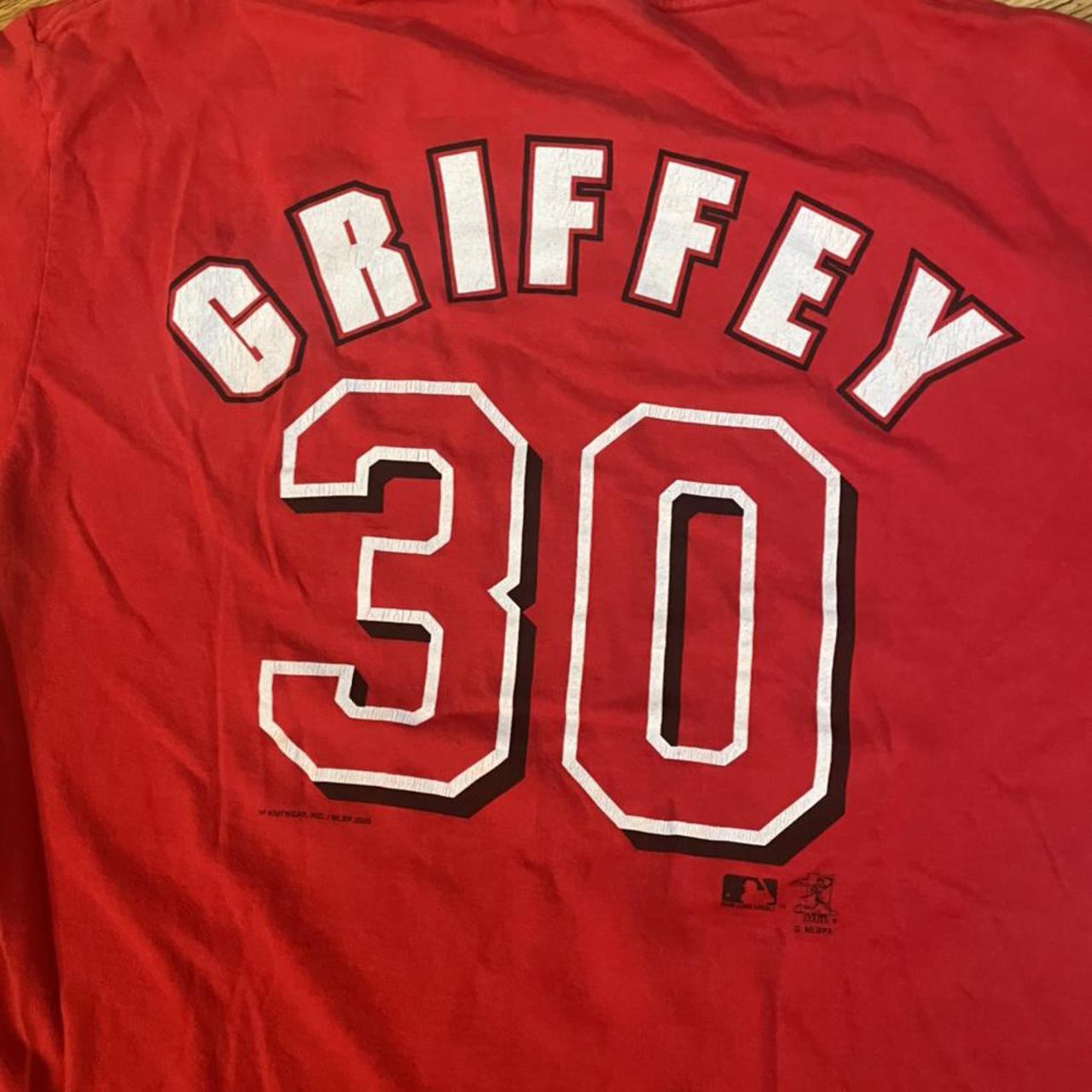 Vintage 2000 Ken Griffey Jr. Cincinnati Reds Shirt - Depop