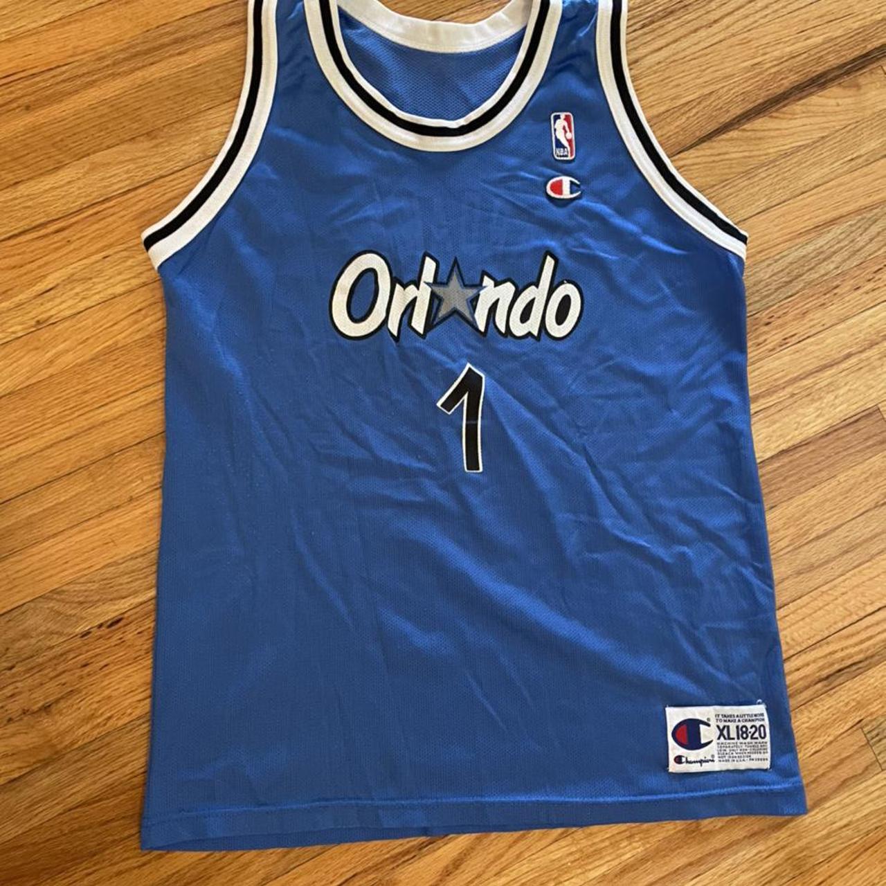 Vintage Champion Penny Hardaway Orlando Magic Basketball Jersey