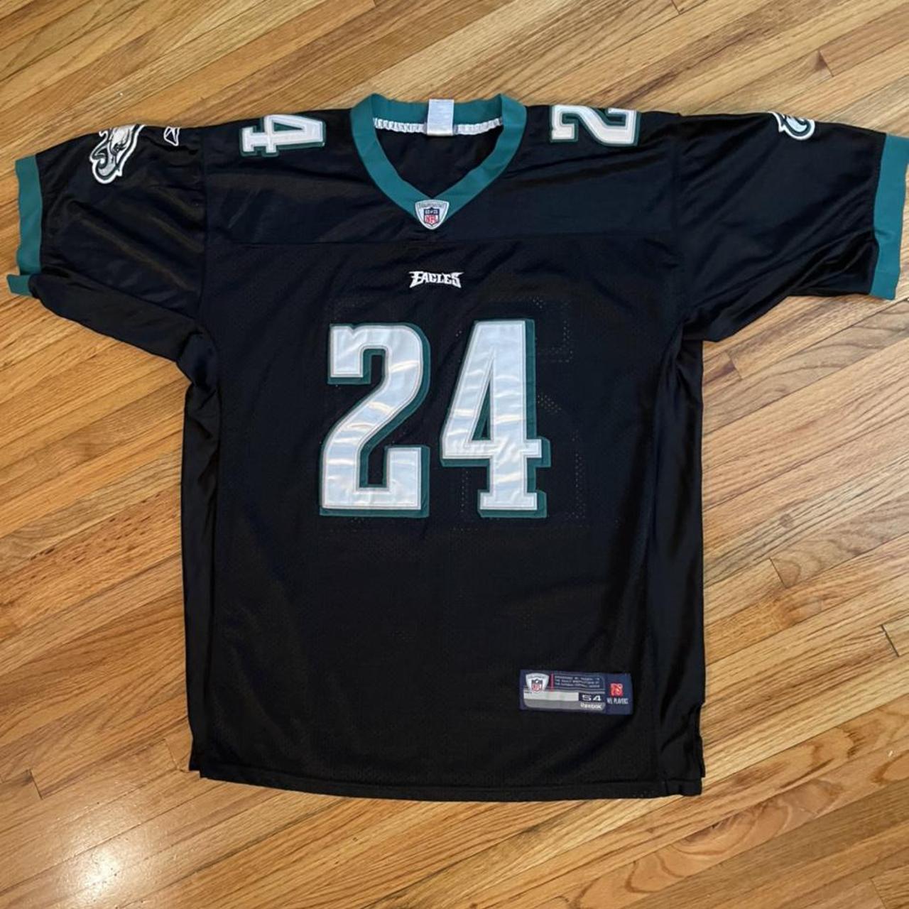 Philadelphia Eagles Nnamdi Asomugha football jersey On field medium