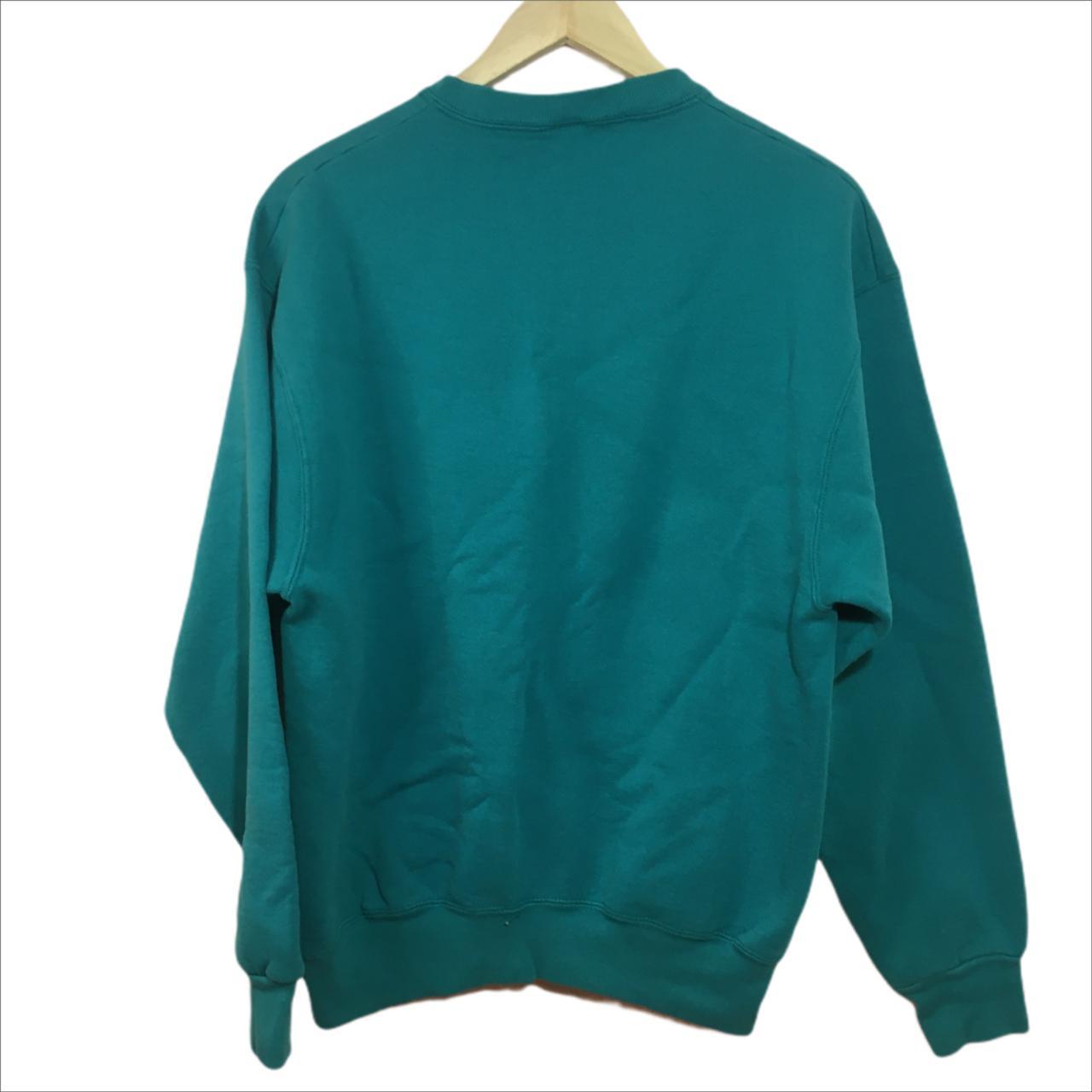 American Vintage Men's Green and Blue Sweatshirt (3)
