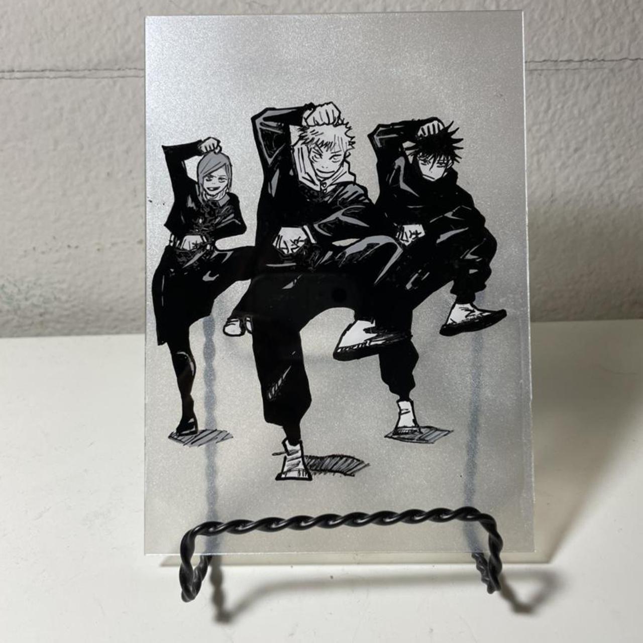 jujutsu kaisen glass painting