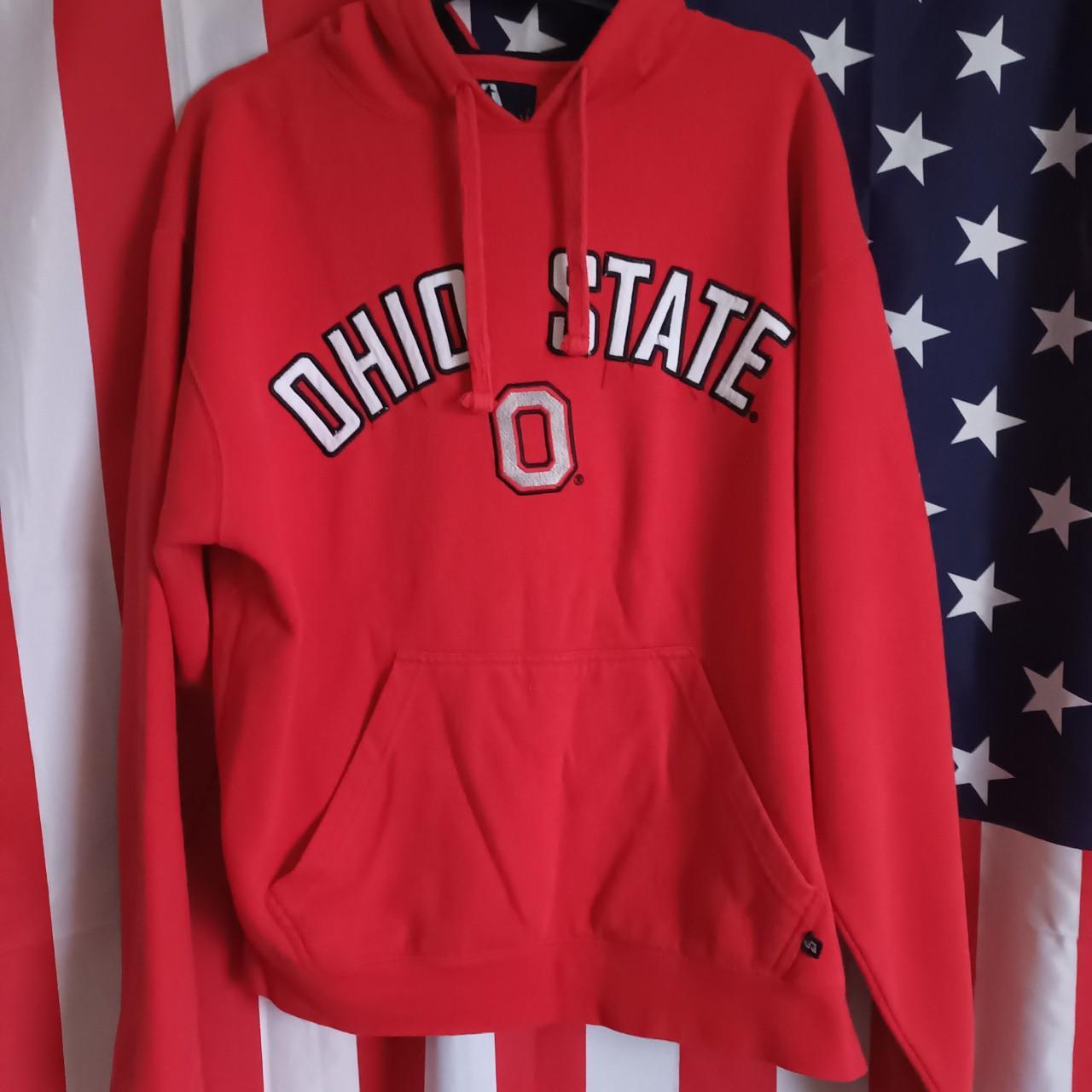 Vintage Ohio State Hoodie Buckeyes American Football... - Depop