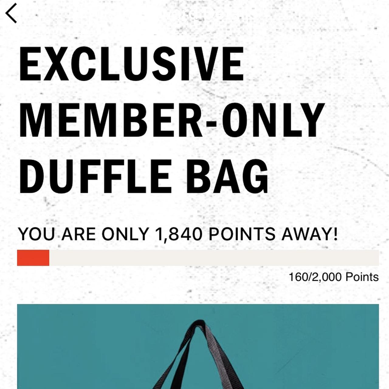 Vans member only duffle hot sale bag