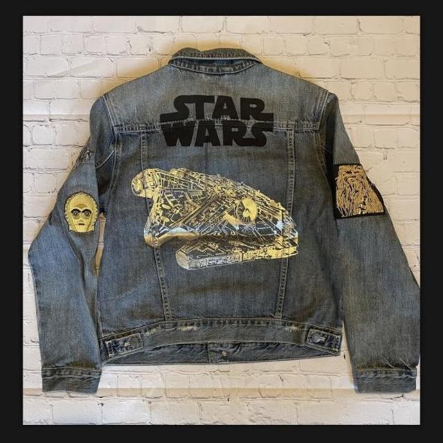 Jaket jeans deals star wars