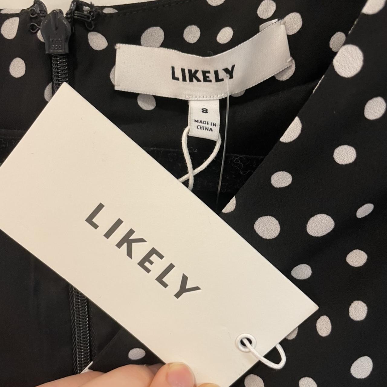 LIKELY Women's Black and White Dress (3)