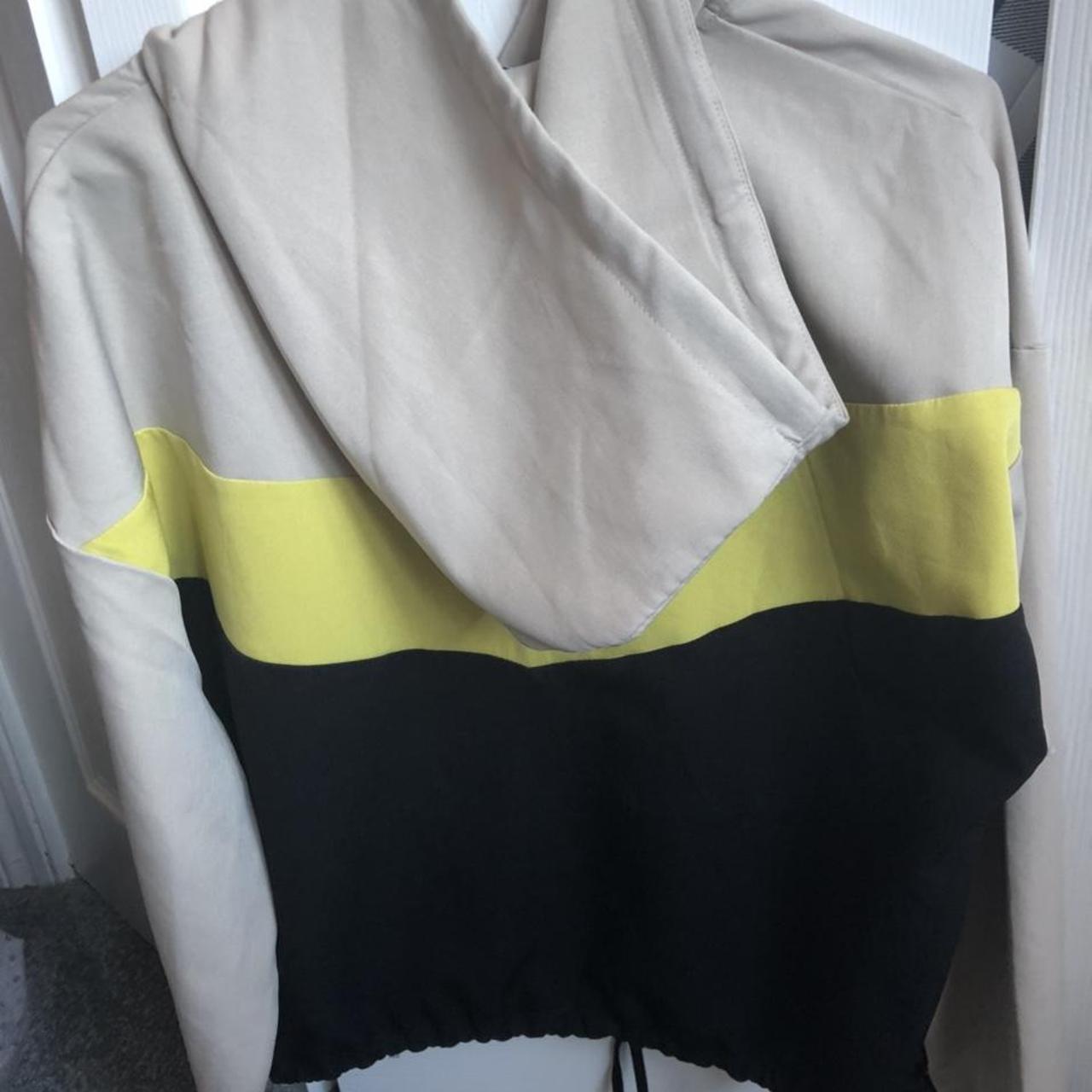 Primark Women's Yellow and Black Hoodie Depop