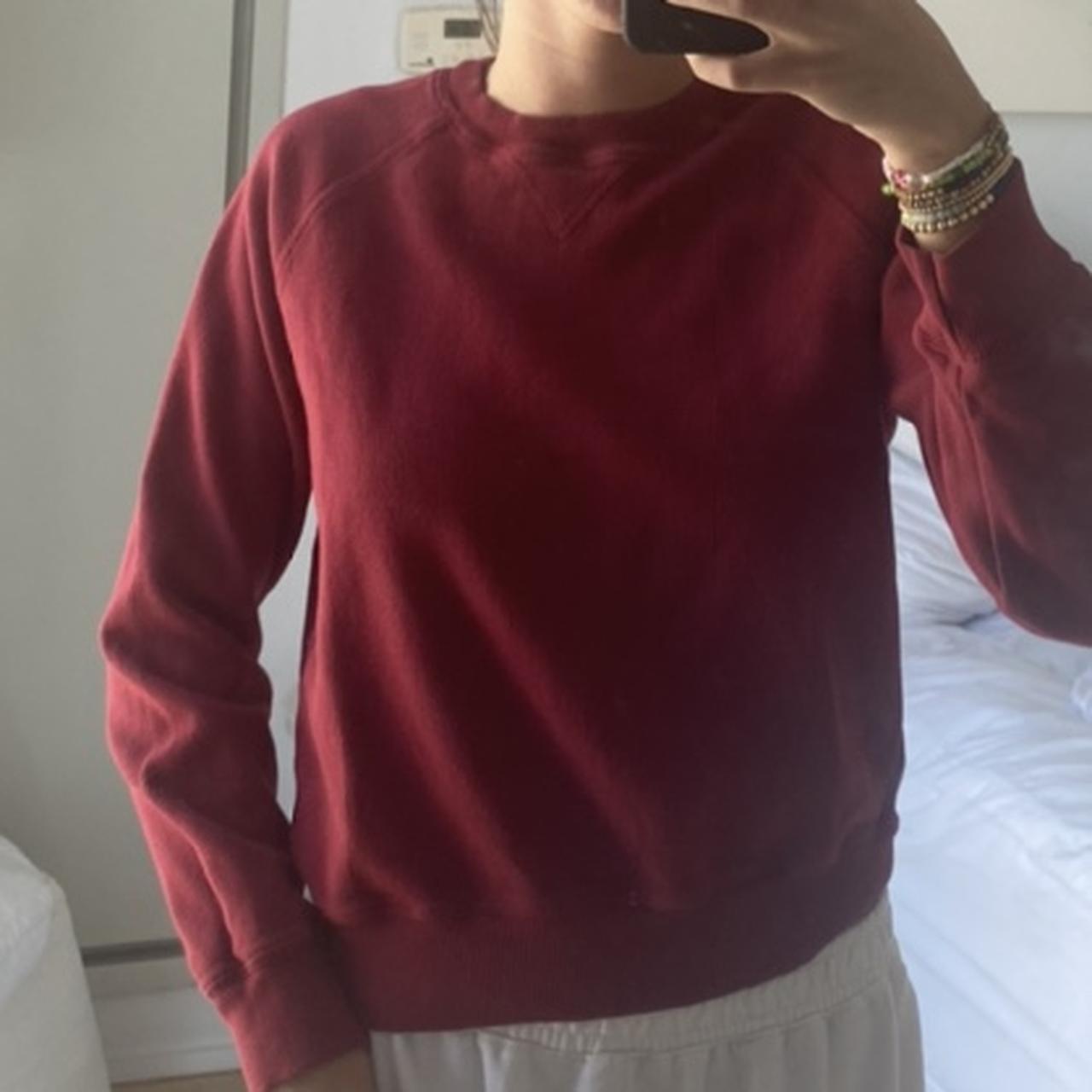 brandy melville red long sleeve