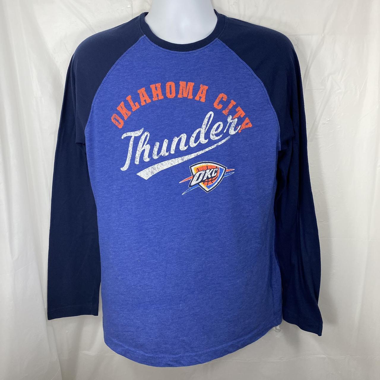 Vintage NBA Oklahoma City Thunder (OKC) Long Sleeve - Depop