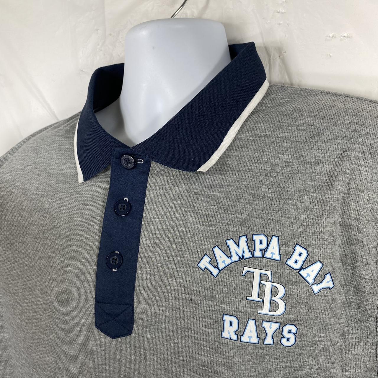 Men's Stitches Navy Tampa Bay Rays Polo